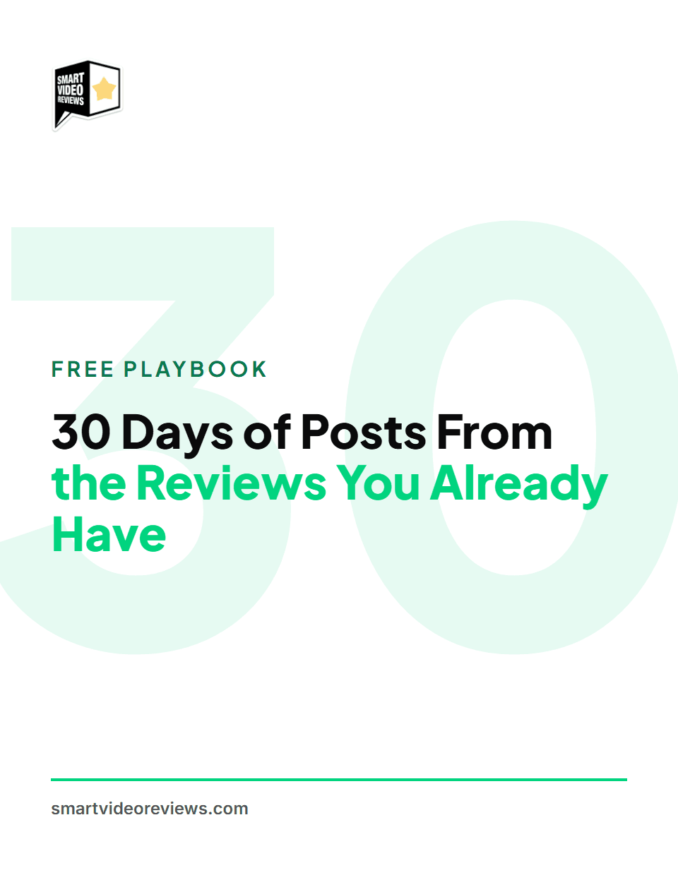 30 Days of Posts From the Reviews You Already Have — cover